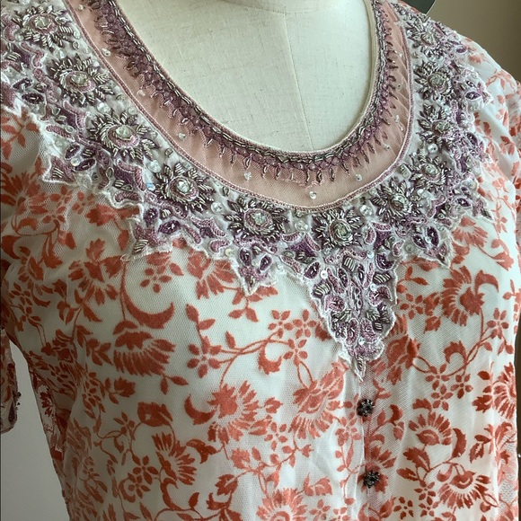 Vintage Velvet Boho Royalty MIDI A-line Dress - Picture 4 of 7